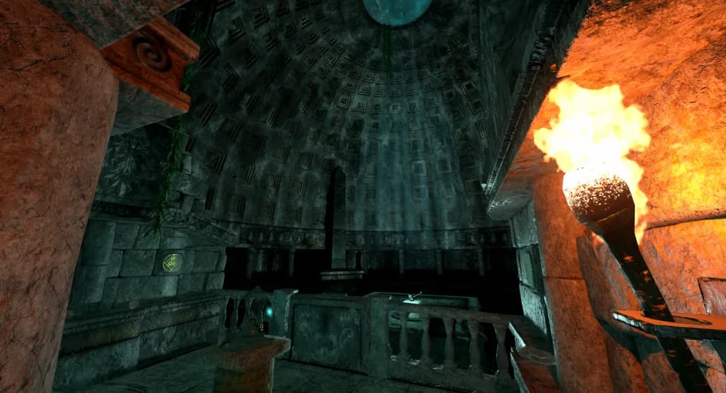 Depths of Osiris - Inneres des ägyptischen Tempels unter Wasser