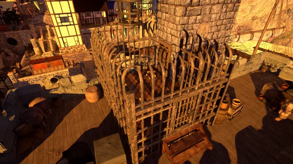 Dragon Tower - Blick vom Turmfirst auf die Fantasywelt