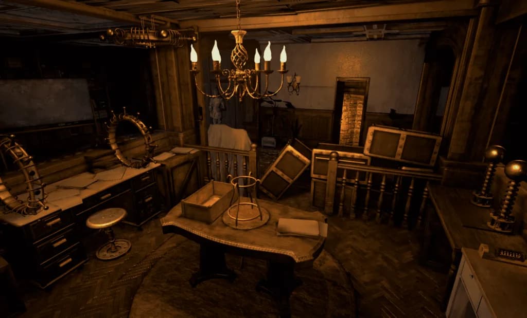 Manor of Escape - Gotisches Herrenhaus-Zimmer im VR Escape Room