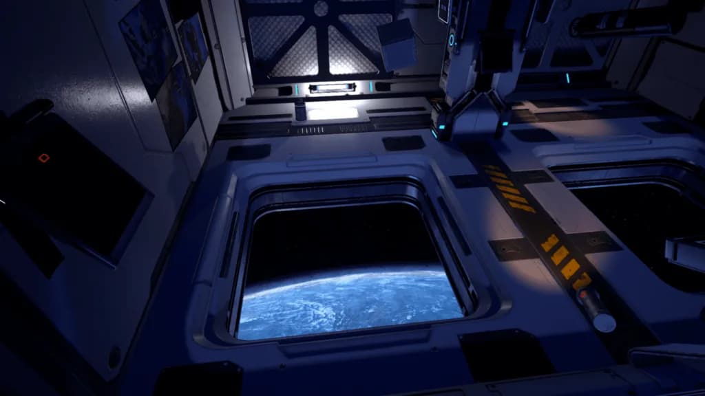 Space Station Tiberia - Beobachtungsdeck der Raumstation im VR Escape Room